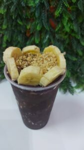 Açaí com Banana e Leite Condensado